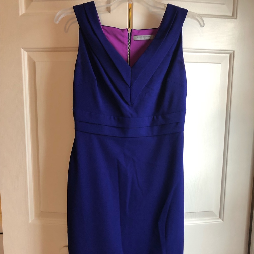 Gorgeous deep purple Marc Jacobs structured dress
